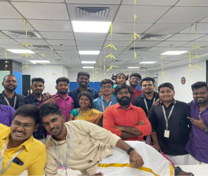 Team of Viyal Technologies on a celebration day.